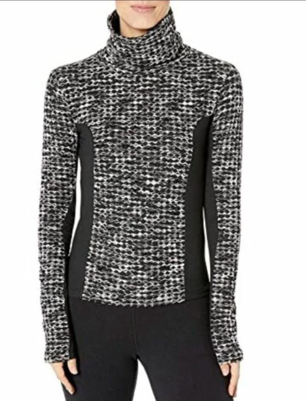 Nike Pro HyperWarm Long-Sleeve Brushed cowl turtleneck Top - EUC, Women's xs